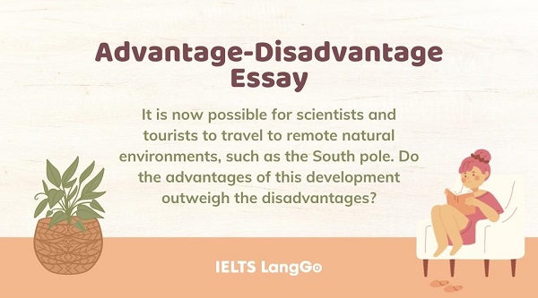 Ví dụ đề bài Advantage-disadvantage essay trong IELTS Writing Task 2
