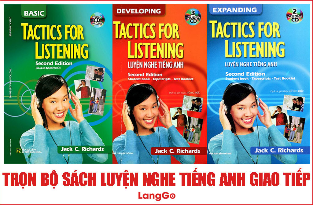 Bộ giáo trình Tactics for Listening giúp luyện nghe căn bản