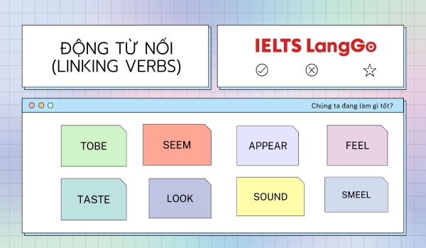 Tính từ trong tiếng Anh có thể đứng sau các động từ nối