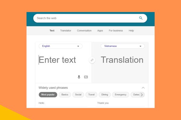 Microsoft Bing - đối thủ nặng ký của Google Translate