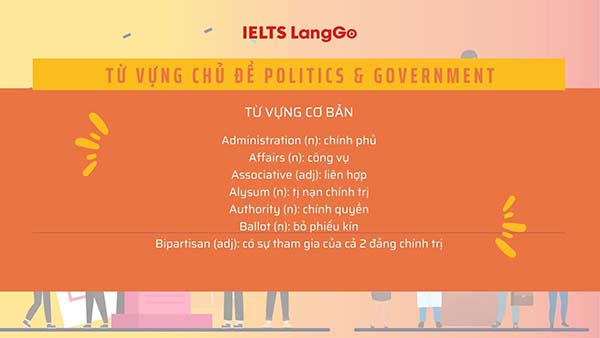 Tổng hợp 85+ từ vựng topics in Government and Politics