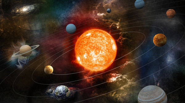 Mặt trời (Sun) là hành tinh có khối lượng lớn nhất