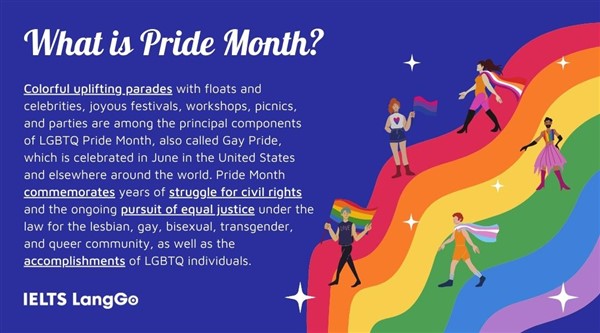Cùng học từ vựng tiếng Anh chủ đề LGBT - Pride Month là gì?