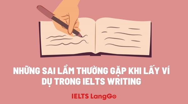 Mistakes when giving example for IELTS Writing Task 2